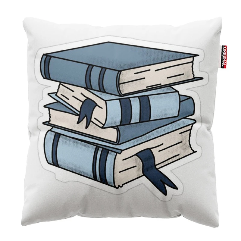 کوسن پاد آفرین مدل کتاب کد 767 سایز 30*30 سانتی متر