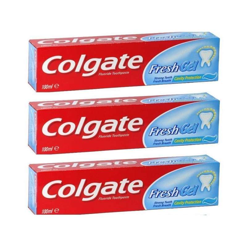 خمیر دندان کلگیت مدل Fresh gel حجم 100 میلی لیتر بسته 3 عددی خمیر دندان کلگیت مدل Fresh gel حجم 100 میلی لیتر بسته 3 عددی