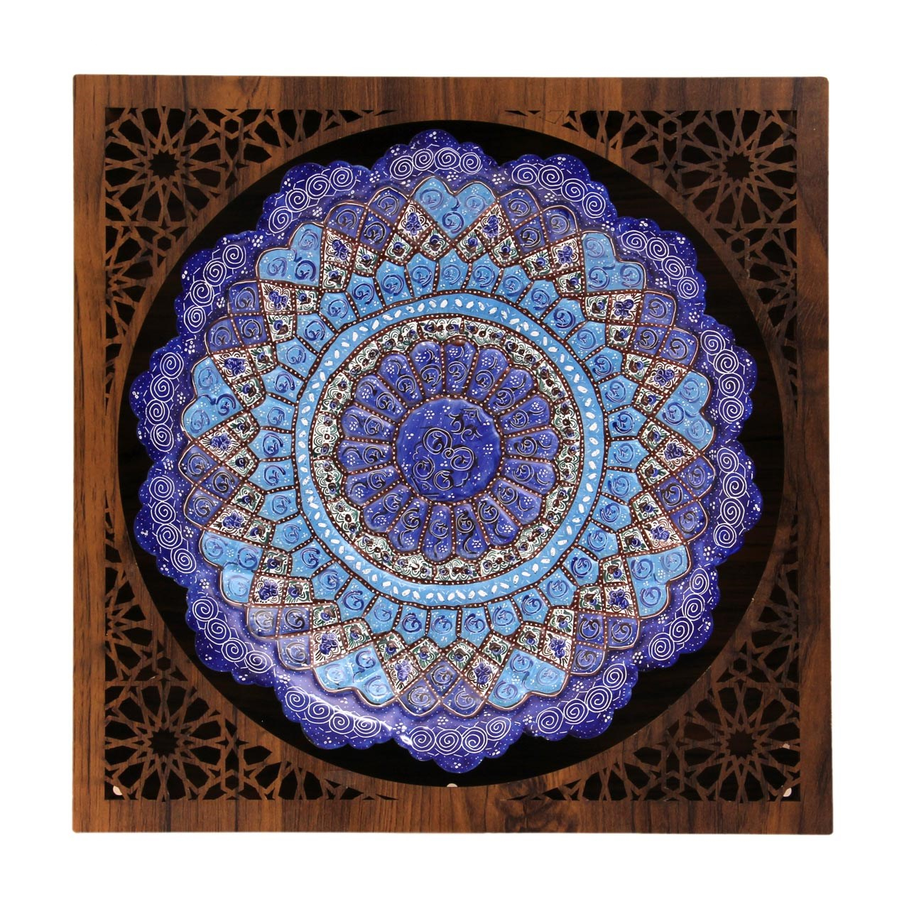 بشقاب میناکاری چیتساز کد Dmt5