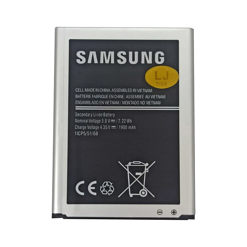 باتری موبایل مدل EB-BJ110ABE ظرفیت 1900 میلی امپر ساعت مناسب برای گوشی موبایل سامسونگ galaxy J110