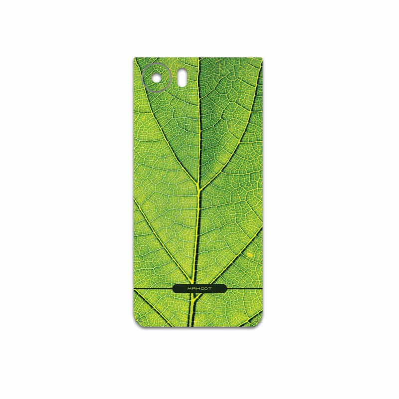 برچسب پوششی ماهوت مدل Leaf-Texture مناسب برای گوشی موبایل بلک بری KEYONE