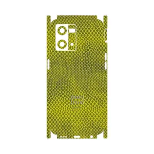 MAHOOT Yellow Snake Skin-FullSkin Cover Sticker for Oppo Reno 8 4G