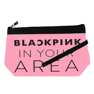 کیف لوازم آرایش زنانه طرح بلک پینک کد 130