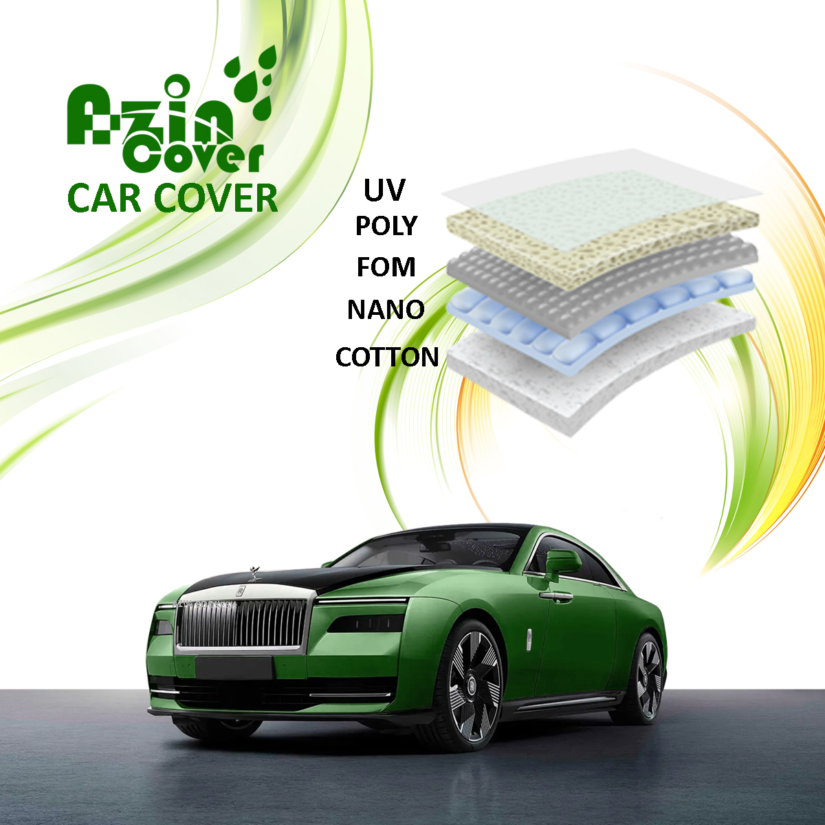 چادر خودرو آذین کاور مدل MULTILAYER مناسب برای KMC X5