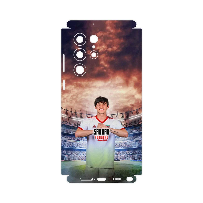 برچسب پوششی ماهوت مدل Sardar Azmoun-FullSkin مناسب برای گوشی موبایل سامسونگ Galaxy S22 Ultra 5G