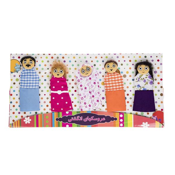 عروسک انگشتی پرشین صبا مدل Family بسته 5 عددی عروسک انگشتی پرشین صبا مدل Family بسته 5 عددی