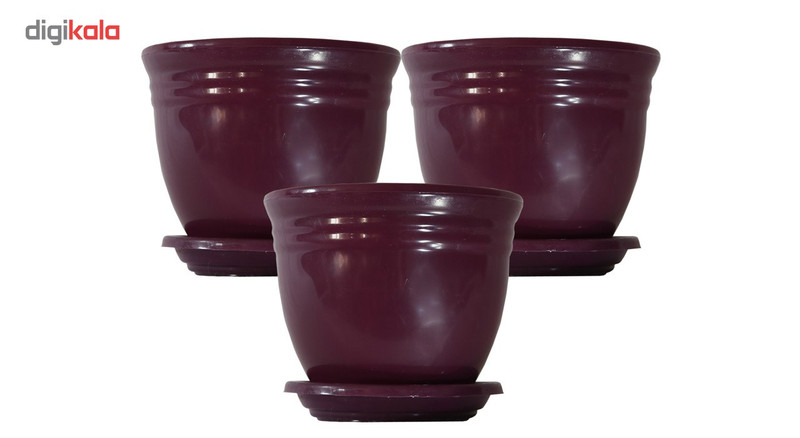 گلدان گل سنگ مدل 2025 مجموعه سه عددی گلدان گل سنگ مدل 2025 مجموعه سه عددی