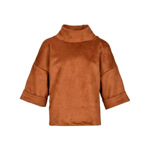 بلوز آستین بلند زنانه بادی اسپینر مدل 4711 کد 1 رنگ آجری