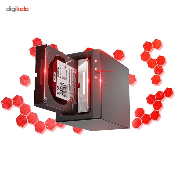 هارد دیسک اینترنال وسترن دیجیتال مدل Red Edition ظرفیت 5 ترابایت 64 مگابایت کش WD50EFRX