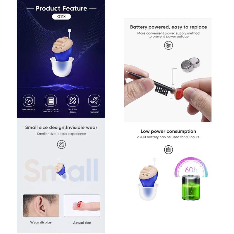 سمعک داخل گوش مدل ITE hearing aid