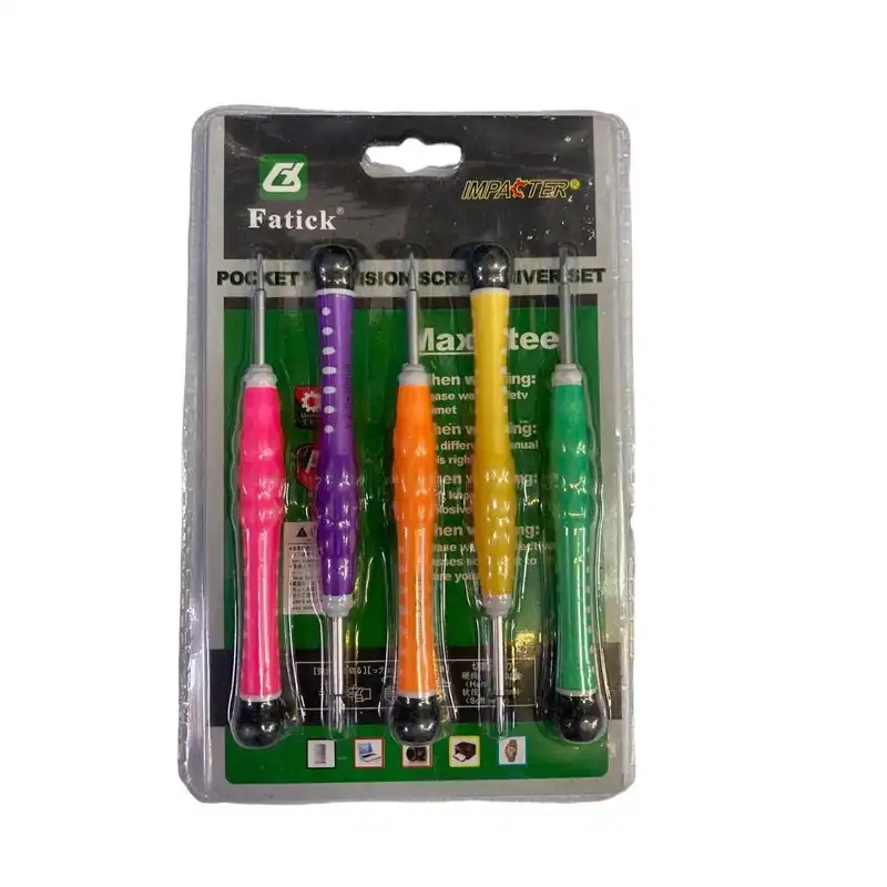 پیچ گوشتی ساعتی فاتیک مدل 08  مجموعه 5 عددی