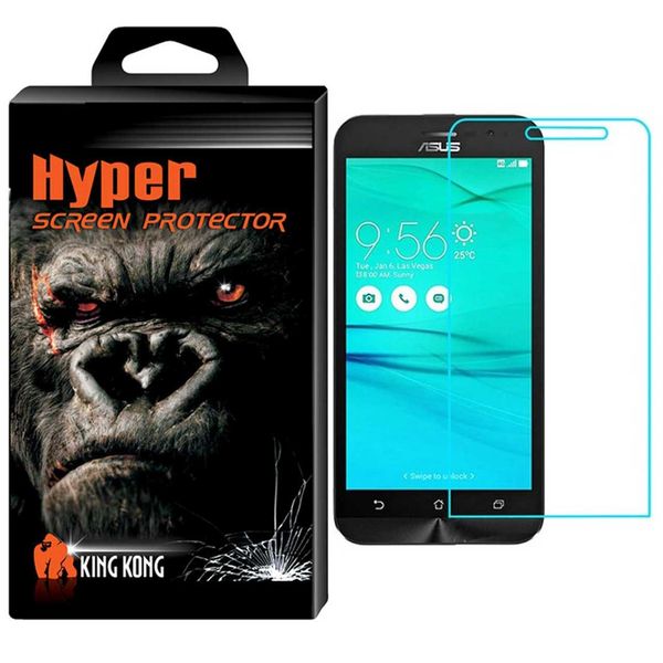 محافظ صفحه نمایش شیشه ای کینگ کونگ مدل Hyper Protector مناسب برای گوشی Asus Zenfone Go ZB500KL محافظ صفحه نمایش شیشه ای کینگ کونگ مدل Hyper Protector مناسب برای گوشی Asus Zenfone Go ZB500KL