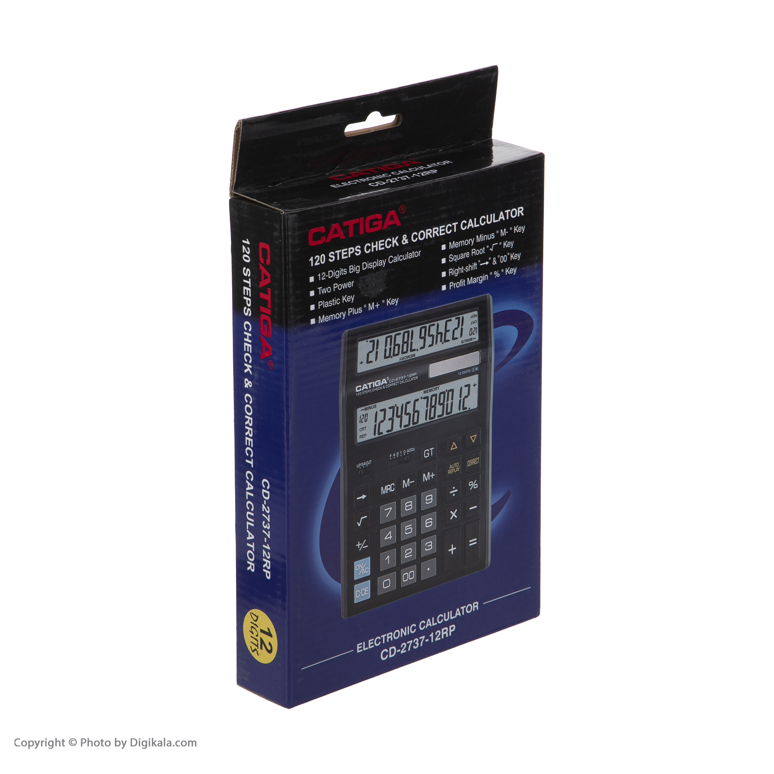 ماشین حساب کاتیگا مدل CD-2737-12RP ماشین حساب کاتیگا مدل CD-2737-12RP