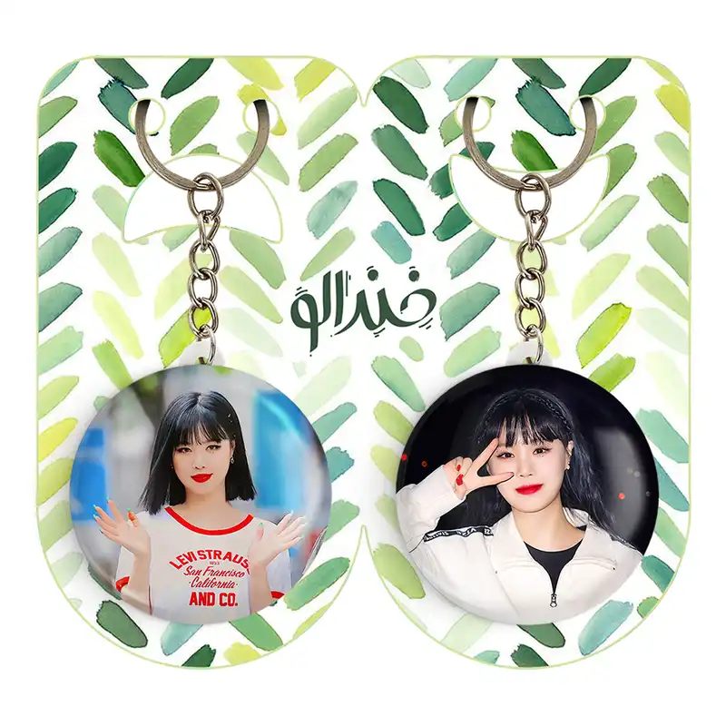 جاکلیدی خندالو مدل سوجین گروه جی آیدل GIdle کد 1955319564 مجموعه 2 عددی