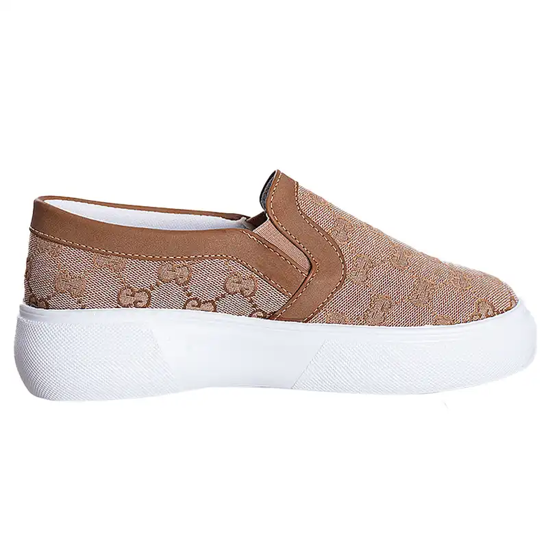 کفش روزمره زنانه مدل 333000616 رنگ قهوه ای روشن