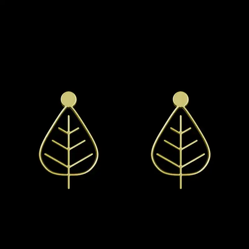 گوشواره طلا 18 عیار زنانه مدوپد مدل درخت کد GA1-15861