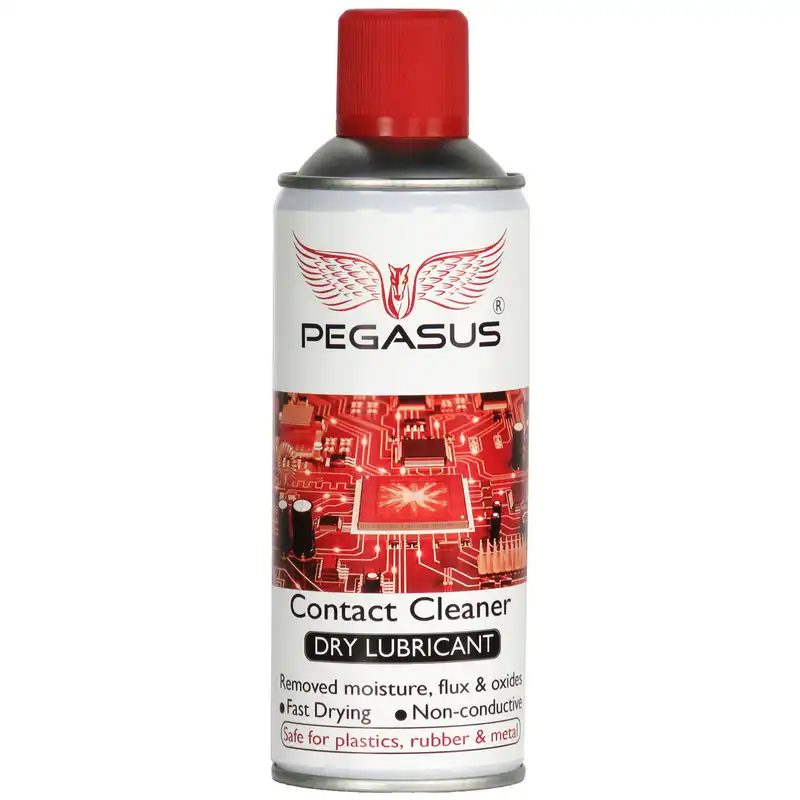 اسپری کنتاکت شور و تمیزکننده خشک پگاسوس مدل Lubricant حجم 450 میلی‌لیتر