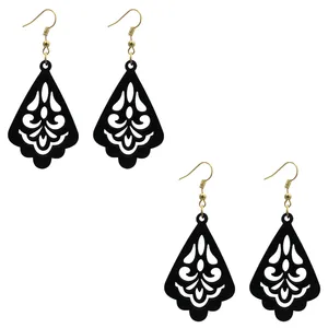 گوشواره زنانه هانستو مدل E2-108 مجموعه 2 عددی