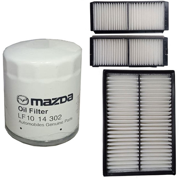 فیلتر هوای مدل 40-5013 مناسب برای مزدا 3 به همراه فیلتر روغن و فیلتر کابین