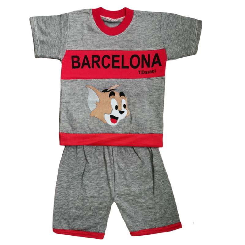 ست تی شرت و شلوارک پسرانه مدل m-jer-GER