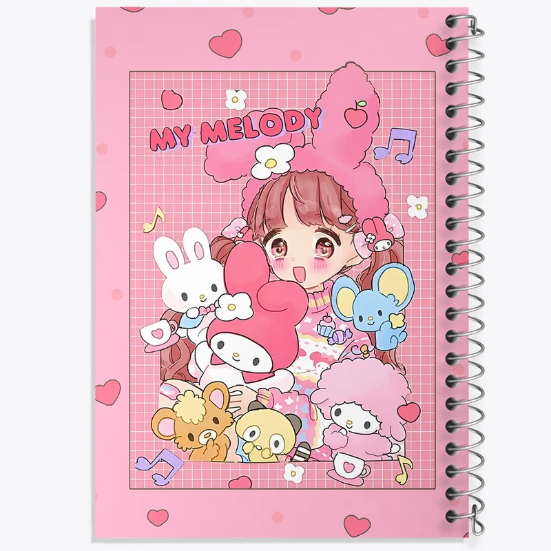 دفتر شطرنجی 50 برگ خندالو طرح ملودی کد N3996