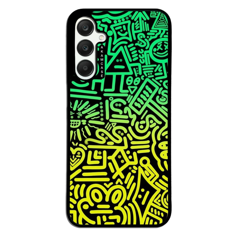 کاور آکام مدل AMC-WSGA25-DOODLE16 مناسب برای گوشی موبایل سامسونگ Galaxy A25