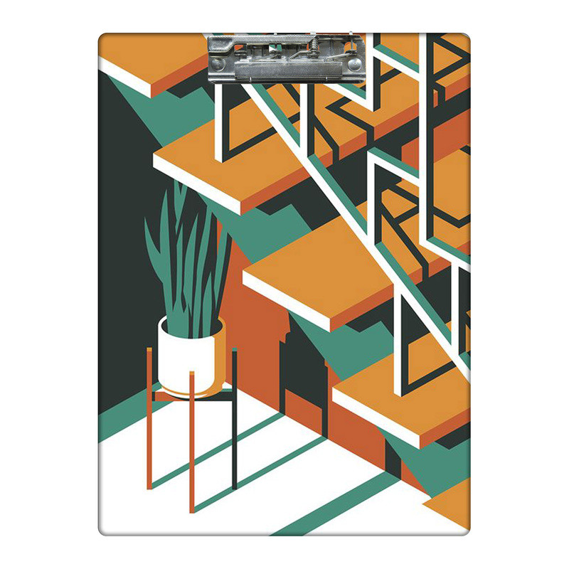 تخته شاسی طرح گلدان سانسوریا کد  2357259 سایز A4