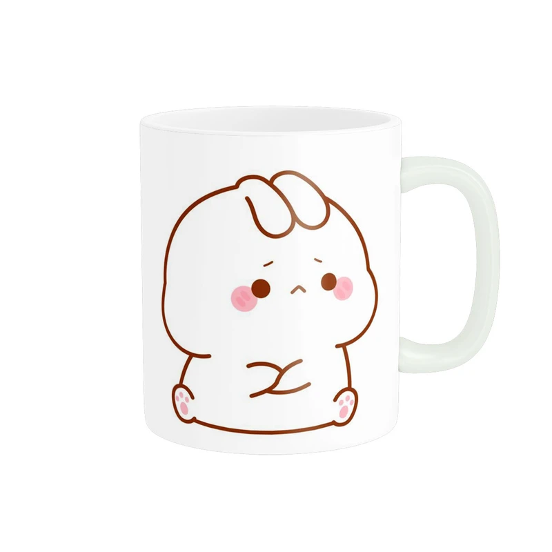 ماگ پاد آفرین مدل طرح خرگوش کیوت پینترستی فانتزی کد 388