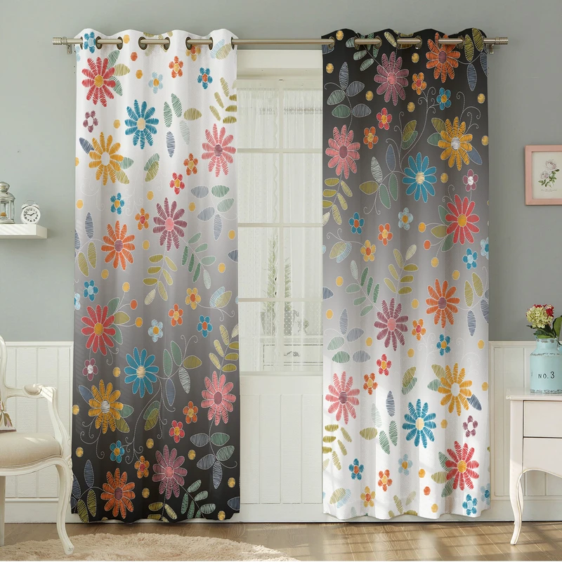 پرده نیروانا طرح  مدرن مدل هازان کد 4563 سایز 140×280 سانتی متر