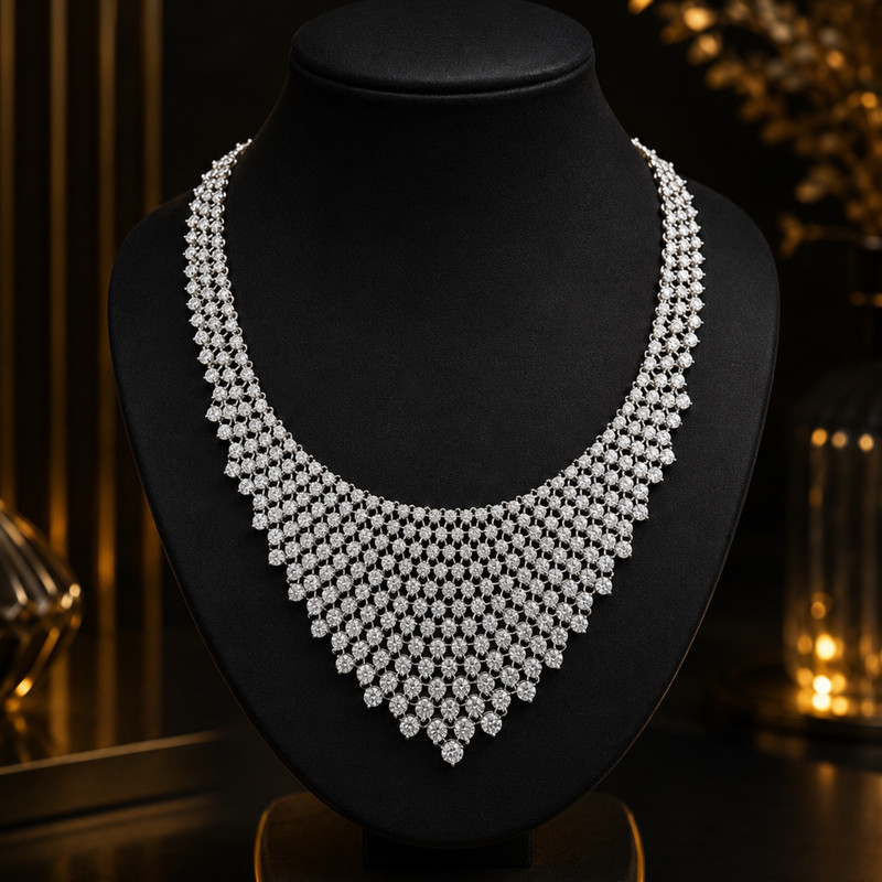 گردنبند نقره زنانه مدل 603.466