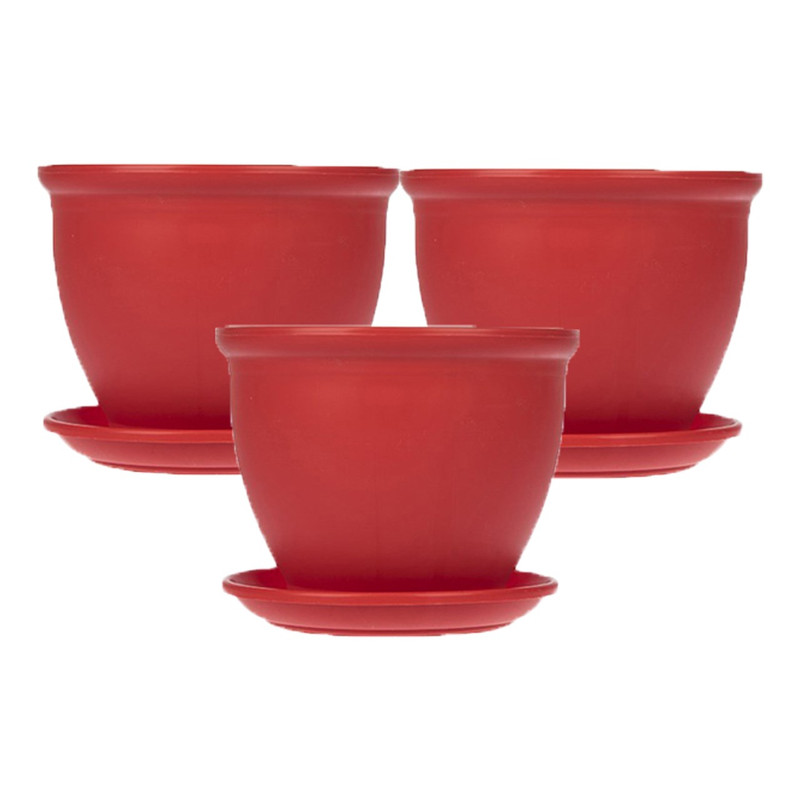 مجموعه 3 عددی گلدان شهر آذین مدل 3025