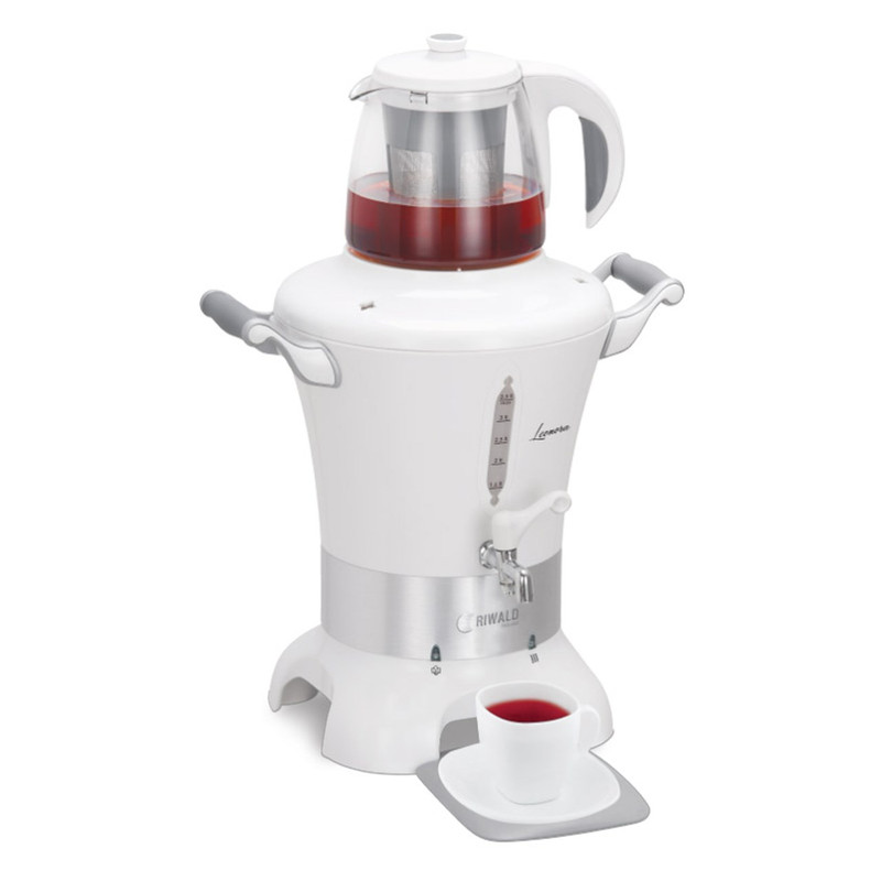 سماور برقی ریوالد مدل Leonora کد 800216 به همراه یک عددست دمنوش ساز وینتر تایم