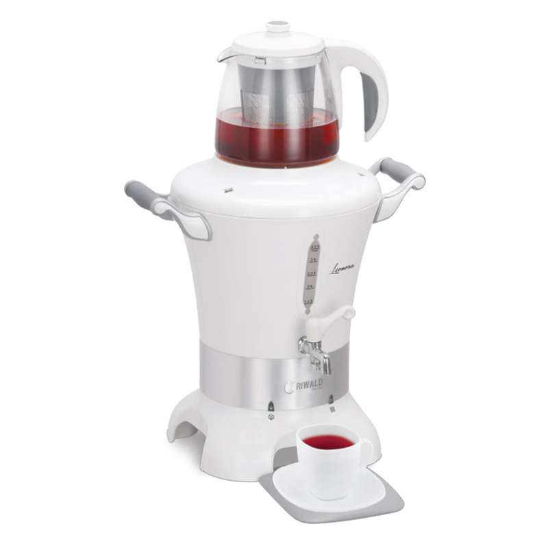 سماور برقی ریوالد مدل Leonora کد 800216 به همراه یک عددست دمنوش ساز وینتر تایم