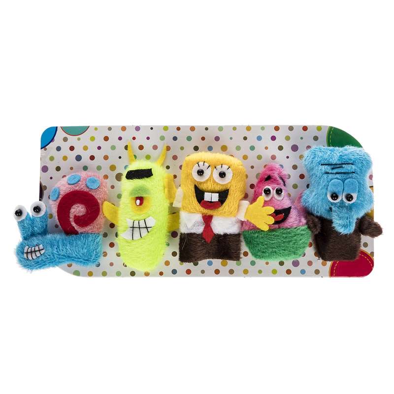 عروسک انگشتی پرشین صبا مدل Sponge Bob And Friends بسته 5 عددی عروسک انگشتی پرشین صبا مدل Sponge Bob And Friends بسته 5 عددی