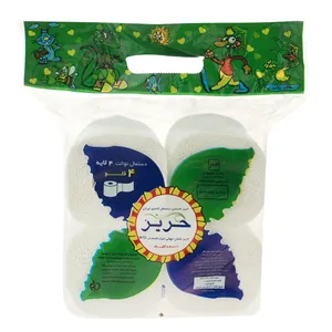 دستمال توالت حریر بسته 4 عددی