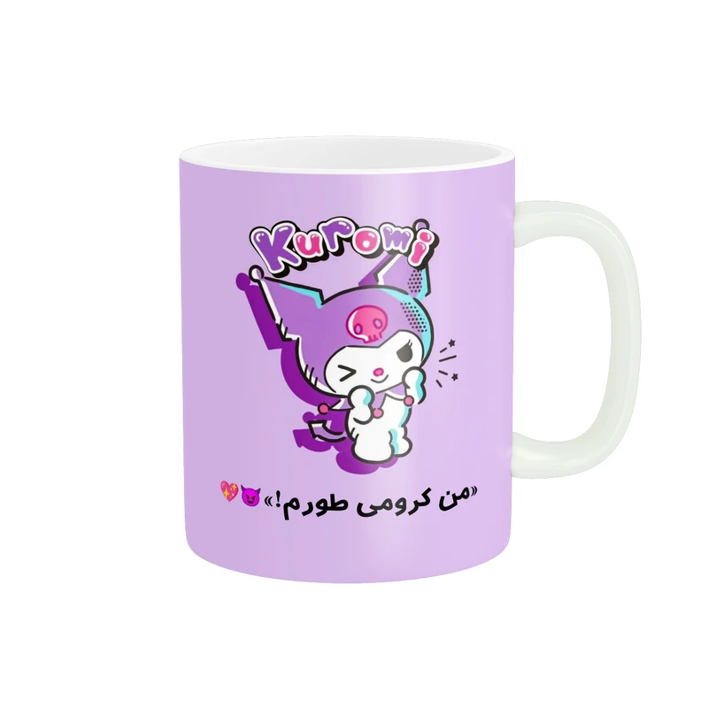 ماگ پادآفرین مدل کارتون کرومی و مای ملودی Kuromi کد PM3662