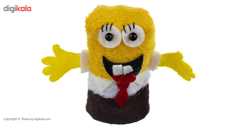 عروسک انگشتی پرشین صبا مدل Sponge Bob And Friends بسته 5 عددی