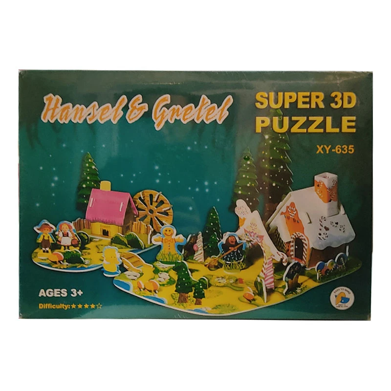 ساختنی مدل پازل سه بعدی فومی کد XY-635