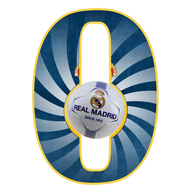استند رومیزی مدل تولد عدد 0 طرح رئال مادرید کد 730