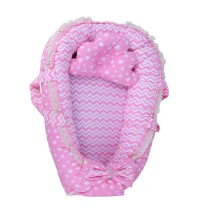سرویس 3 تکه خواب نوزادی ژینورا مدل Pink Stars