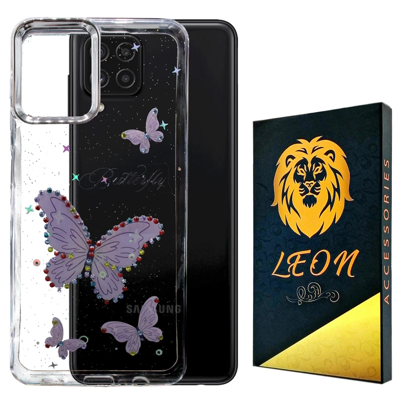 کاور لئون مدل Butterfly مناسب برای گوشی موبایل سامسونگ Galaxy F22
