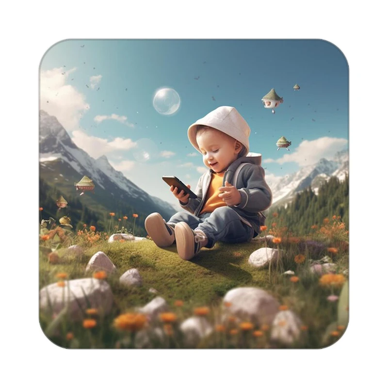 زیر لیوانی کاکتی طرح شازده کوچولو مدل mp35797