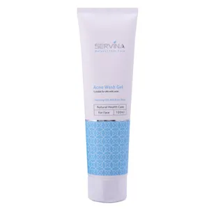 Servina Acne Wash Gel Cleansing Oliy and Acne Skin 100 ml