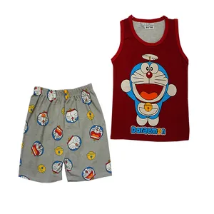 ست تاپ و شلوارک پسرانه مدل میومی