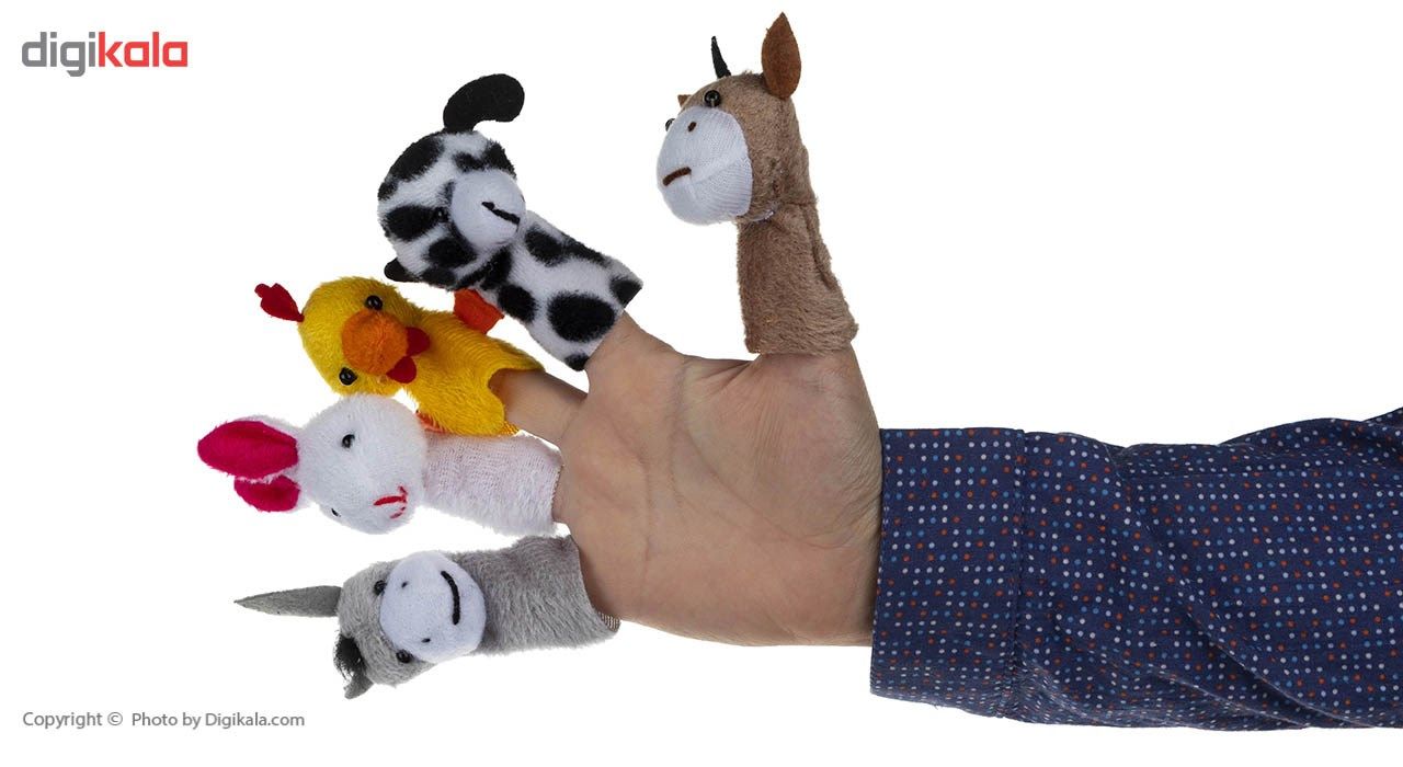 عروسک انگشتی پرشین صبا مدل Animals بسته 5 عددی