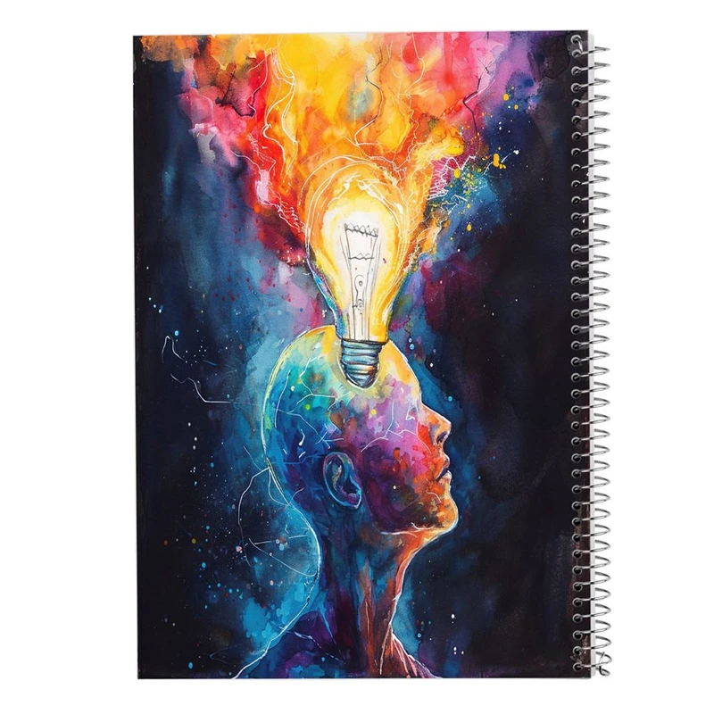 دفتر شطرنجی 50 برگ مدوپد طرح نقاشی آدم کد DF15667