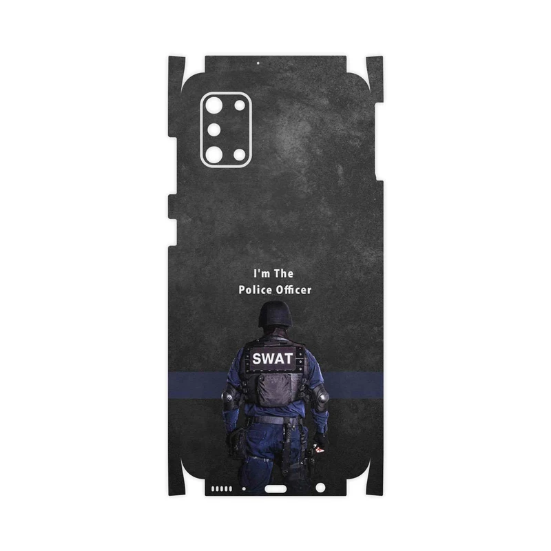 برچسب پوششی ماهوت مدل Police Officer-FullSkin مناسب برای گوشی موبایل سامسونگ Galaxy A31