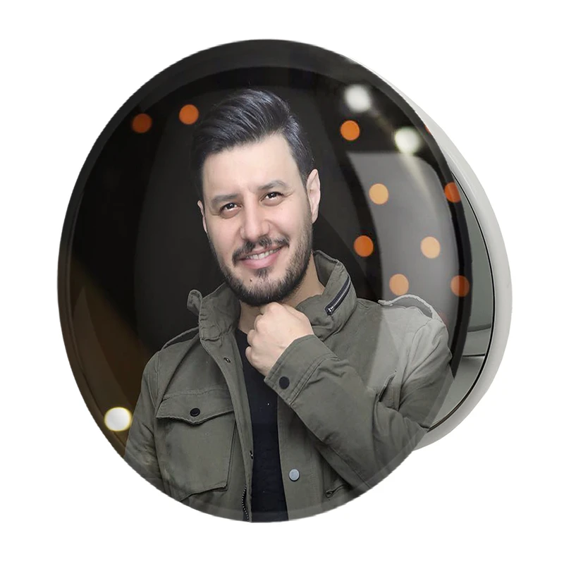 آینه جیبی خندالو طرح جواد عزتی مدل تاشو کد 6325 