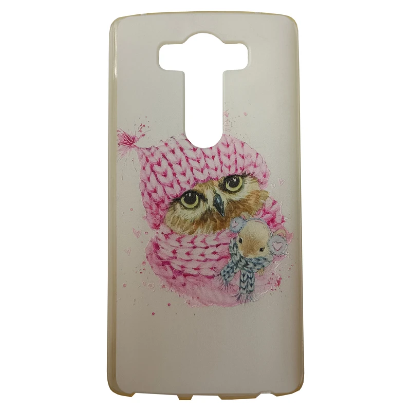 کاور مدل ژله ای کد 34-0 طرح جغد مناسب برای گوشی موبایل ال جی V10