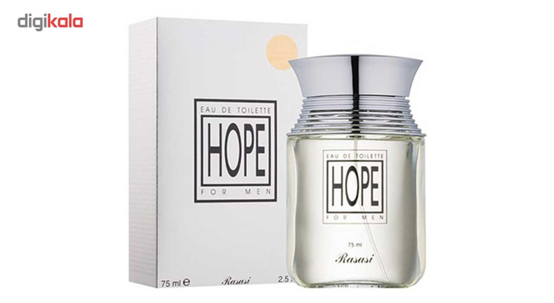ادوتویلت مردانه رصاصی مدل Hope حجم 75 میلی لیتر ادوتویلت مردانه رصاصی مدل Hope حجم 75 میلی لیتر